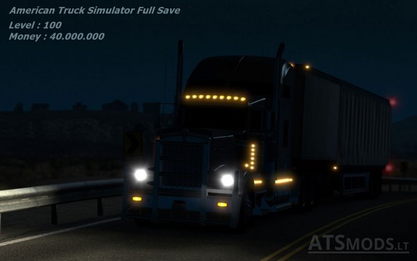 Save Game American Truck simulator