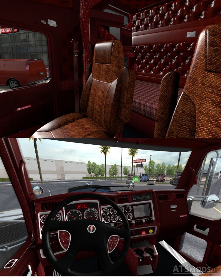 Kenworth W900 Interior V 1 1 American Truck Simulator Mods