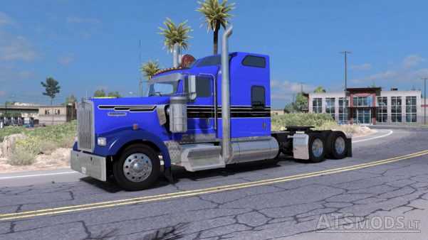  Peterbilt Blue Gunner Skin