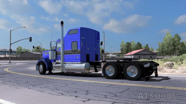  Peterbilt Blue Gunner Skin