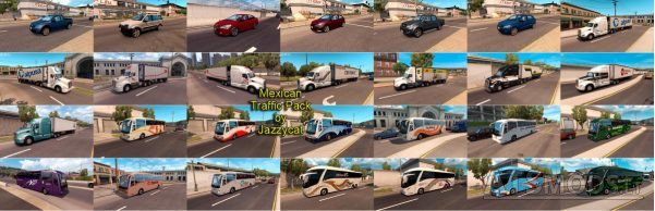 Pack adds in traffic vehicles for Mexican maps Mexican Traffic Pack by Jazzycat v 1.5