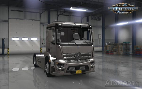 zip file to your ATS mod folder and activate it Mercedes Antos 1840 for ATS