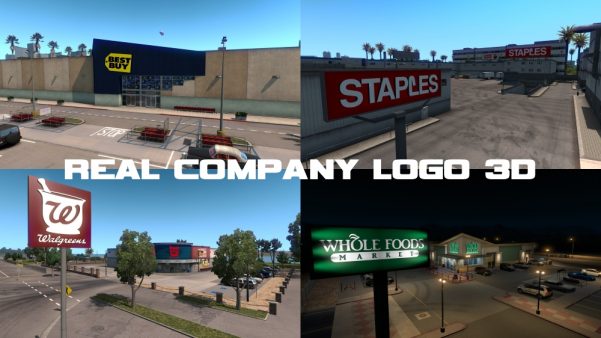  Add every trailer skins into the trailer selection menu Real Company Logo 3D V1.2