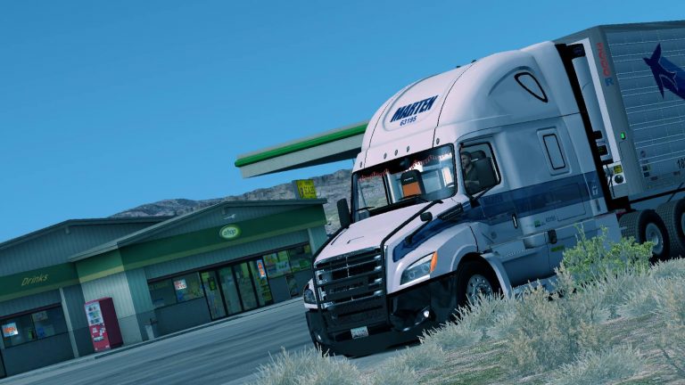 Skin Marten Transport Of Freightliner Cascadia 2018 American Truck Simulator Mods
