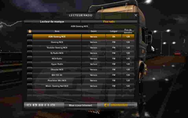 If there is any problem or recommendation please contact me at Radio Gaming NCS v 0.0.2 For ATS  ETS2 – MultiPlayer  Offline