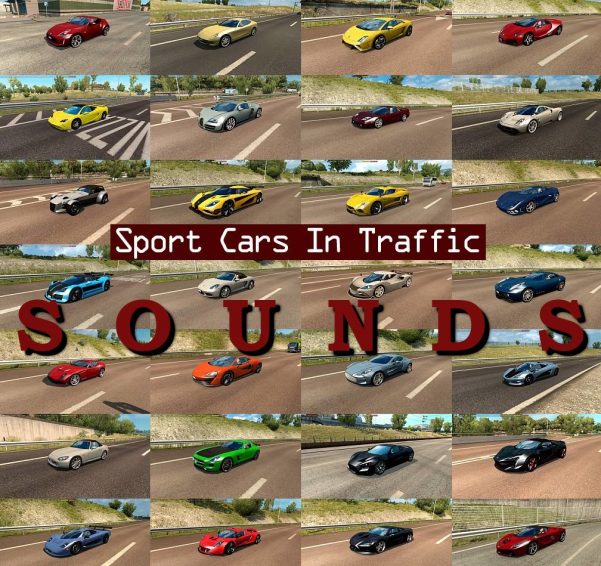  added personalized sounds for Sport Cars Traffic Pack by TrafficManiac Sounds for Sport Cars Traffic Pack by TrafficManiac v 1.6