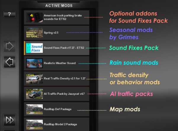  Pack provides improvements to common sounds in the game Sound Fixes Pack v 18.15.2 [Stable release]