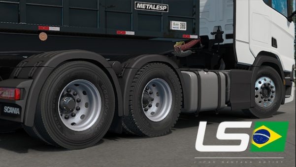 DAF front and rear hubs with some variants  LS Wheels Pack