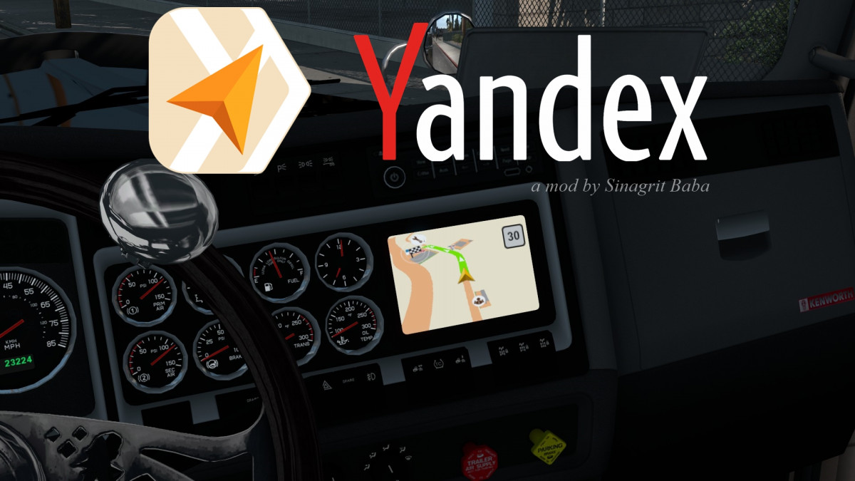 ATS – Yandex Navigator - Euro Truck Simulator 2 MOD