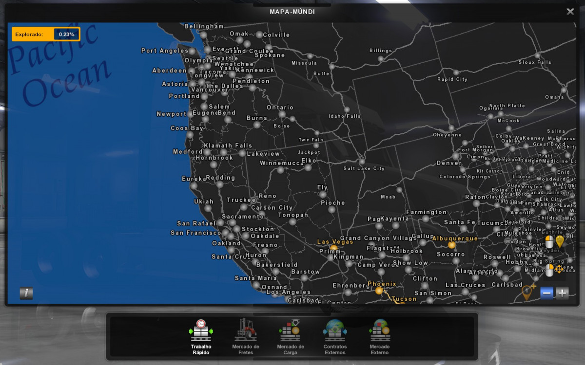 American truck карты. ATS вся карта. American Truck Simulator 2 Map. АТС 2 1.35 карта.