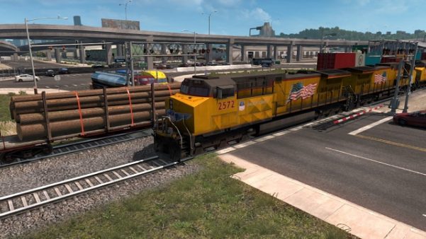 Created for players whose for some reason are not satisfied with short length of the train Addon “Long Trains (up to 150 cars)” for mod “Improved Trains v3.2 for ATS(1.35x)”