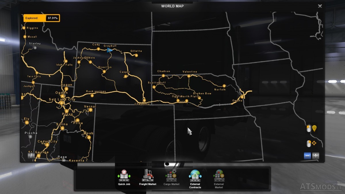  Maps  American  Truck  Simulator  mods Part 5