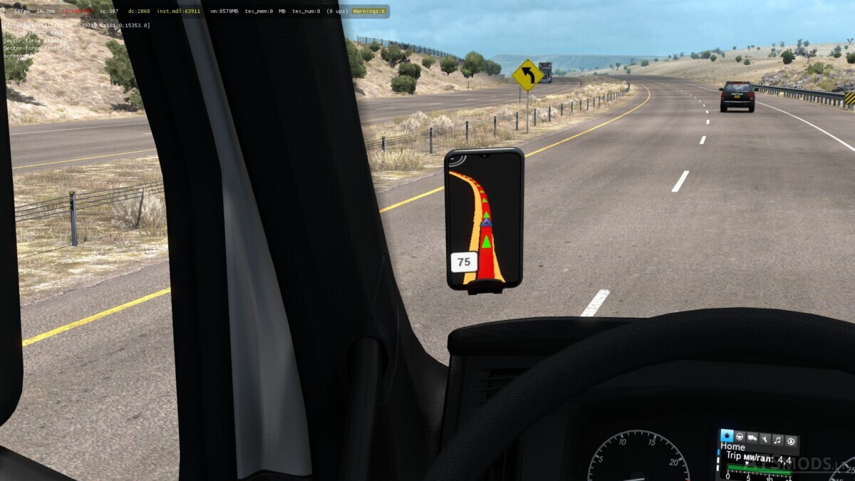 Vanding trend tapperhed Speed icon for Smart GPS ATS 1.39 | American Truck Simulator mods