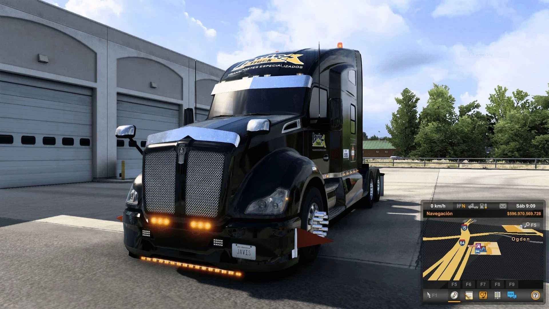 Skin Sleeping Dogs on the truck Kenworth T680 for American Truck Simulator