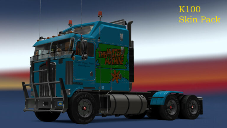 KENWORTH K100 SKINS PACK V3.0 ATS 1.49.X | ATS mods