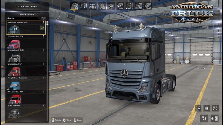 Mercedes New Actros 2014 by soap98 v1.2.3 ATS 1.50