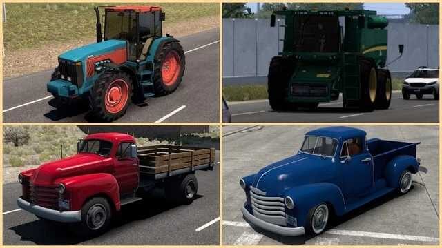 Slow Traffic Vehicles v1.0