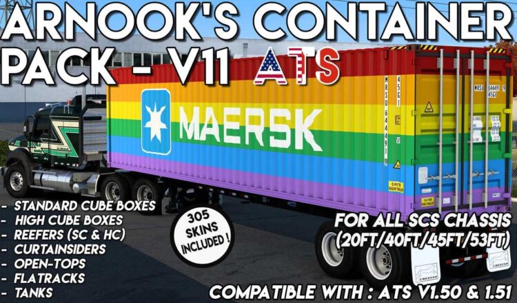 Arnook’s Container Pack – ATS Edition V11