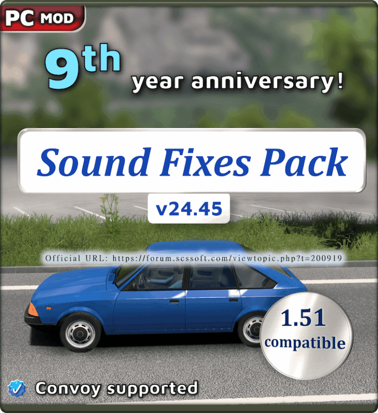 Sound Fixes Pack v24.45 - 9th year anniversary update