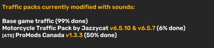 Sound Fixes Pack v25.04 (ATS 1.54 open beta)