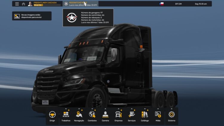 PROFILE FREIGHTLINER CASCADIA BY RODONITCHO MODS 1.0 1.54 18 03 2025