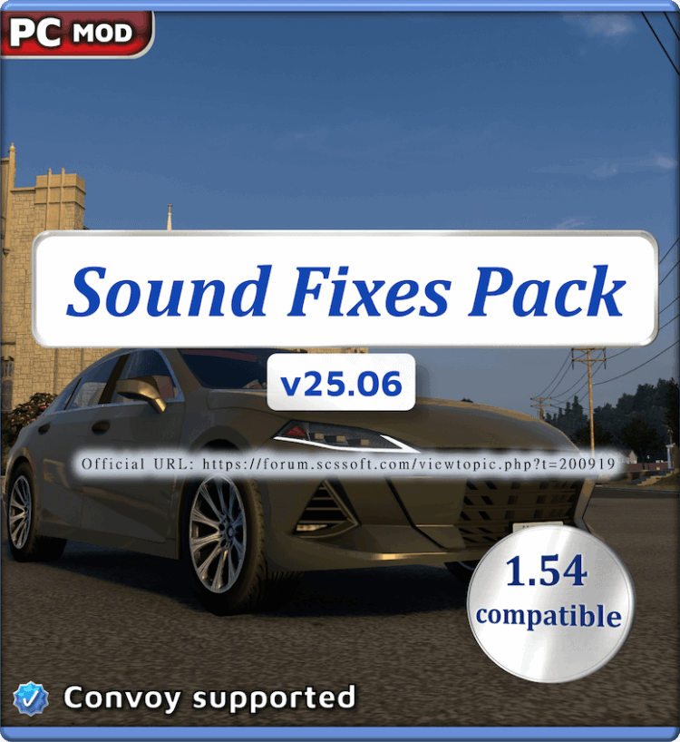 Sound Fixes Pack v25.06 for 1.54 open beta only
