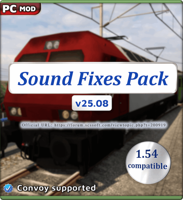 Sound Fixes Pack v25.08 for 1.54 open beta only