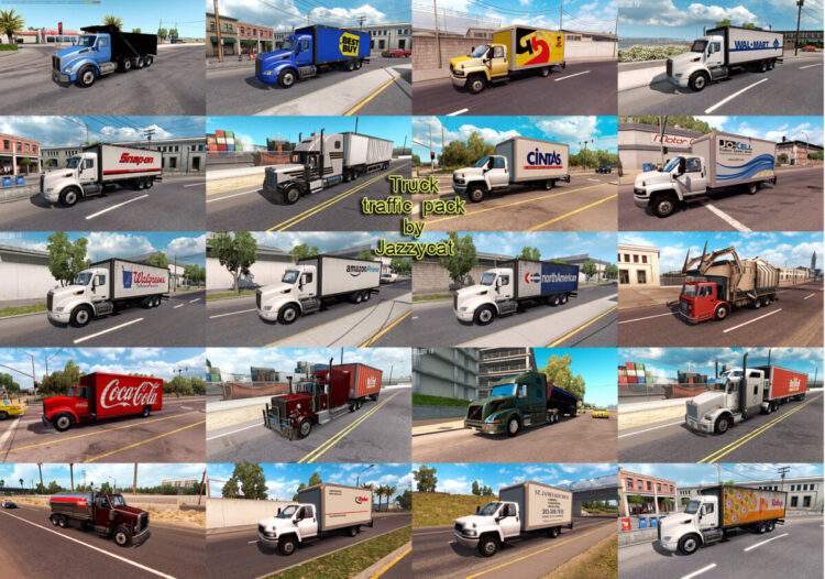 Truck Traffic Pack by Jazzycat v3.5.7