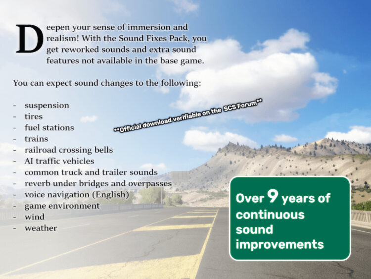 Sound Fixes Pack v25.14