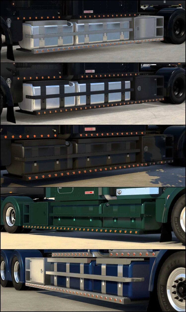 Custom Fuel Tanks for SCS Kenworth W900 v1.0