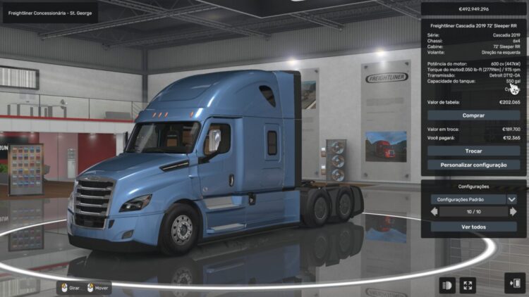 550 GALLON FOR ALL TRUCKS BY RODONITCHO MODS 1.0 1.53 1.54 14 06 2025