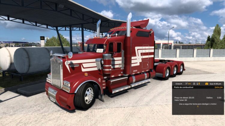 FREE FUEL IN THE GARAGE ATS BY RODONITCHO MODS 1.0 1.55 18 06 2025