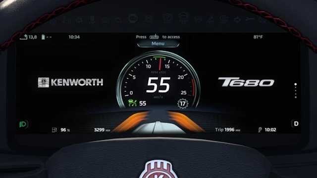 Kenworth T680 Next Gen Improved Dashboard v1.7