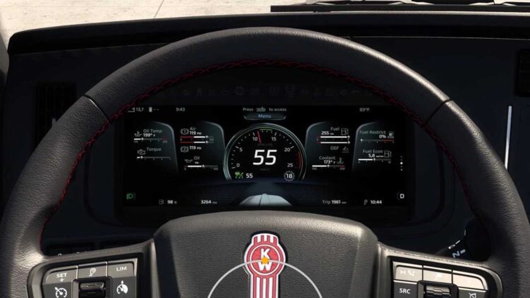 Kenworth T680 Next Gen Improved Dashboard v1.7