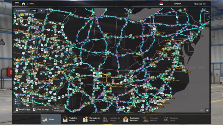PROFILE COAST TO COAST MAP MANTRID 2.20.55.0 1.55 BY RODONITCHO MODS 1.0 1.55 09 07 2025