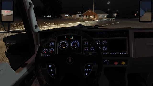 Kenworth W900 Blue Interior v1.0