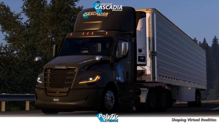 The Freightliner Cascadia (PolyFir) v1.5.5.2 (1.55)