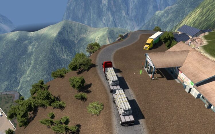 Mountain Roads Extreme Map Mod ATS 1.53 to 1.55