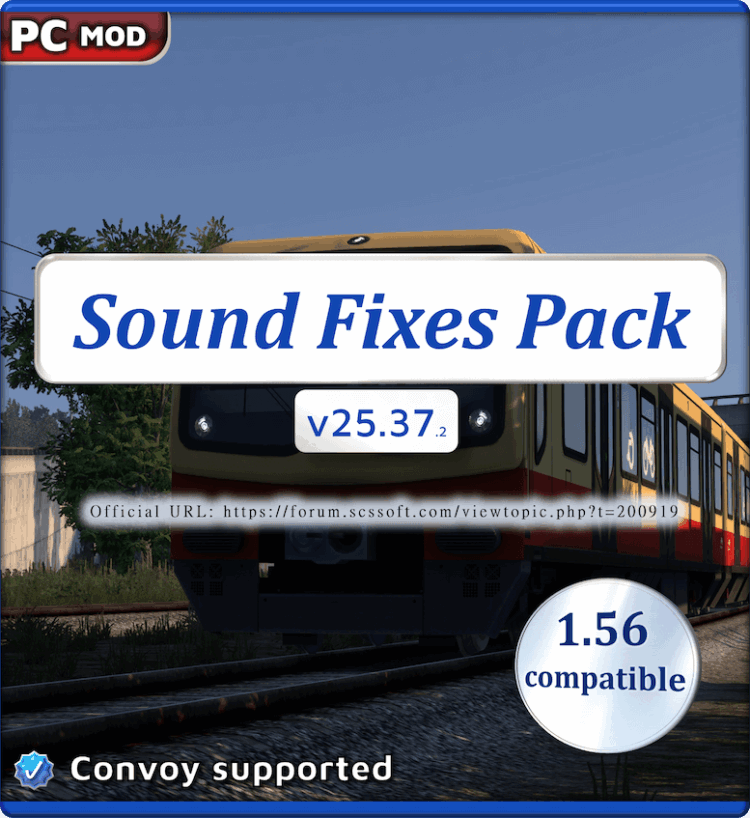 Sound Fixes Pack v25.37.2 for 1.56 open beta only