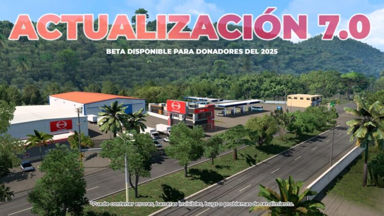 New Map of Honduras 7.0 – American Truck Simulator 1.55 and 1.56