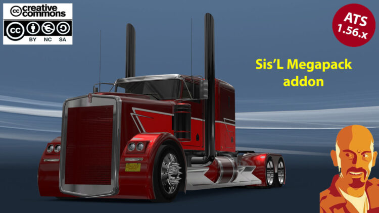 KENWORTH PHANTOM ATS 1.56 SIS’L MEGAPACK ADDON