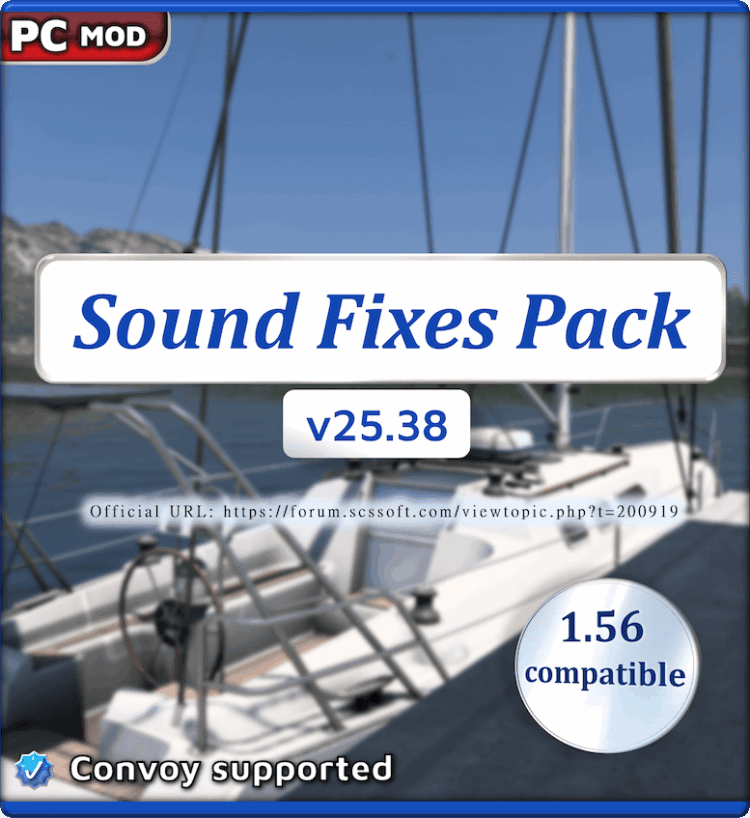 Sound Fixes Pack v25.38 for 1.56 open beta only