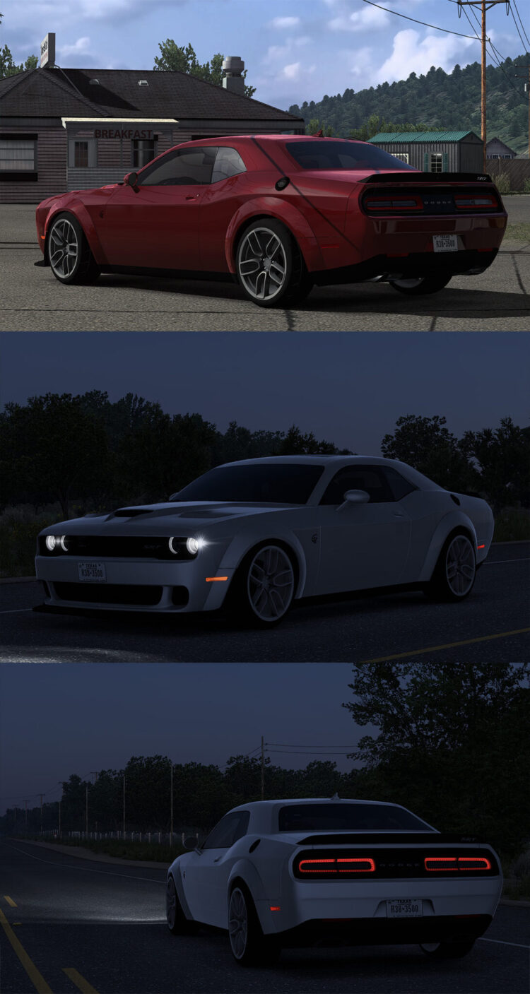 Dodge Challenger SRT Hellcat Widebody 2018 V2.5 1.56