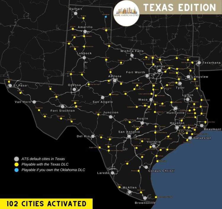 More American Cities (Texas) v1.1