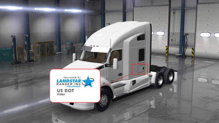 Landstar T680 Skin