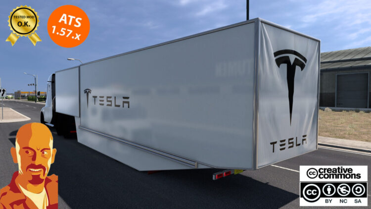 TESLA TRAILER v1.0 ATS 1.57.x