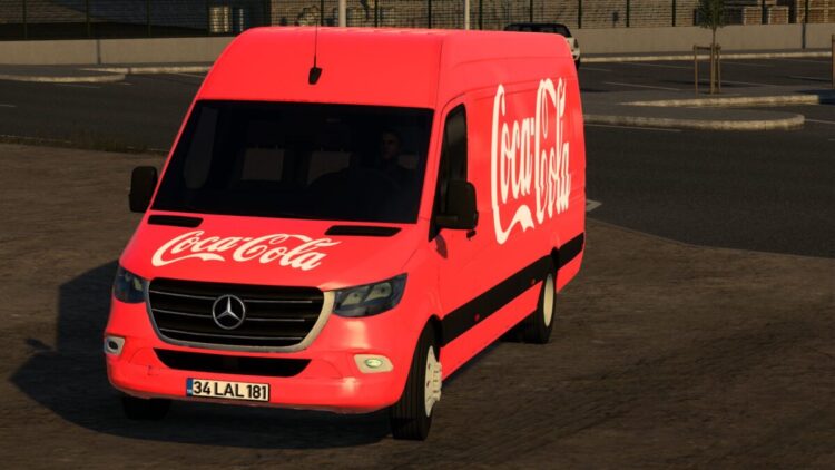COCA-COLA MERCEDES-BENZ SPRINTER TRZPRO BY RODONITCHO MODS 1.0 1.50 1.57 18 12 2025