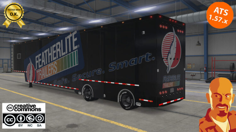 FEATHERLITE CAR TRAILER v2.0 ATS 1.57.x