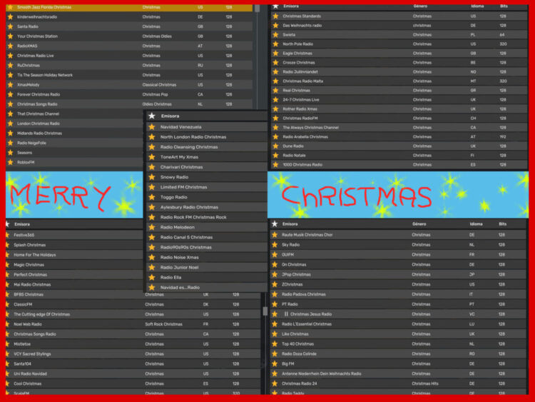 Christmas Radio Stations