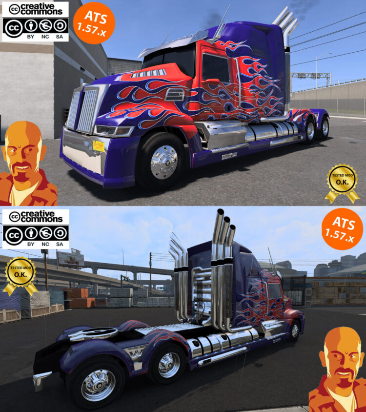 WESTERN STAR 5700XE OPTIMUS PRIME v1.0 [1.57.X]